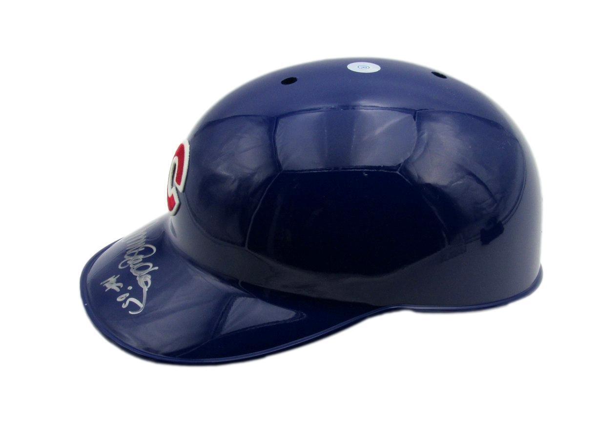 Ryne Sandberg Hof Signed/Insc Mlb Batting Helmet