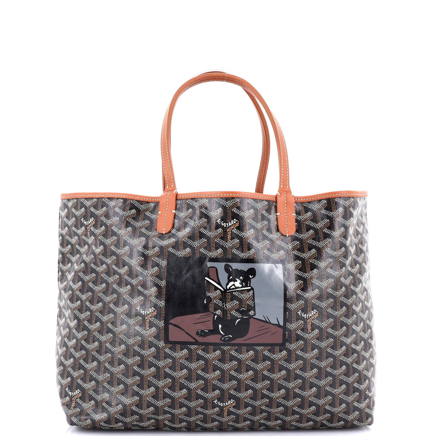 Goyard Saint Louis Tote Printed Coated Canvas Pm