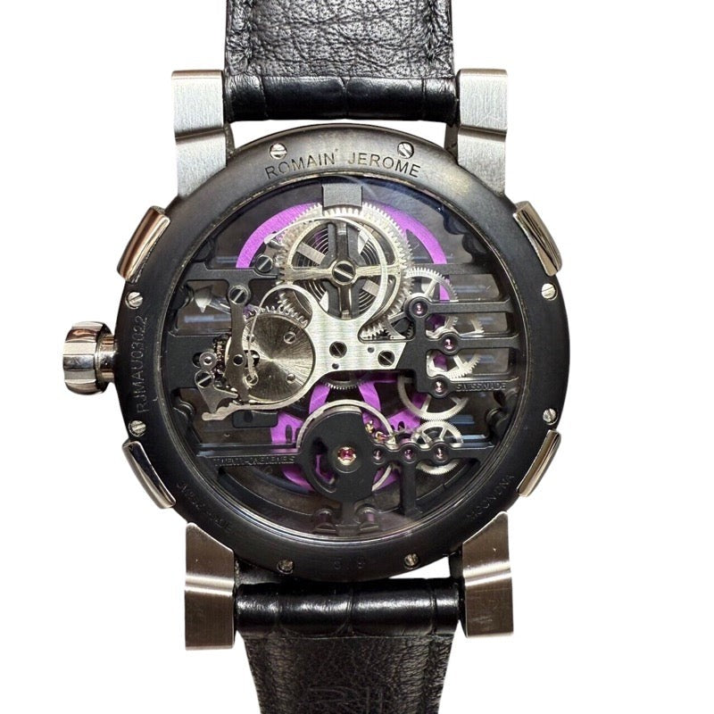 Romain Jerome Skylab 48 Purple Skull Rj.M.Au.030.22 Purple Pvd Coated