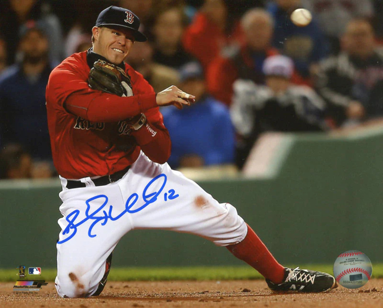 Photo Brock Holt Autographed 8x10
