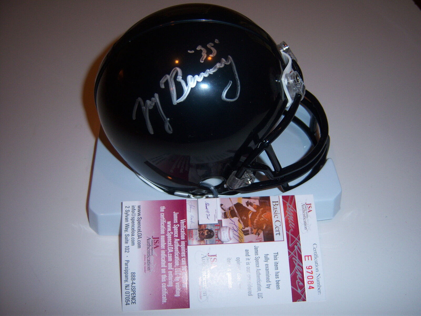 Jay Berwanger Chicago,Heisman Jsacoa Signed Mini