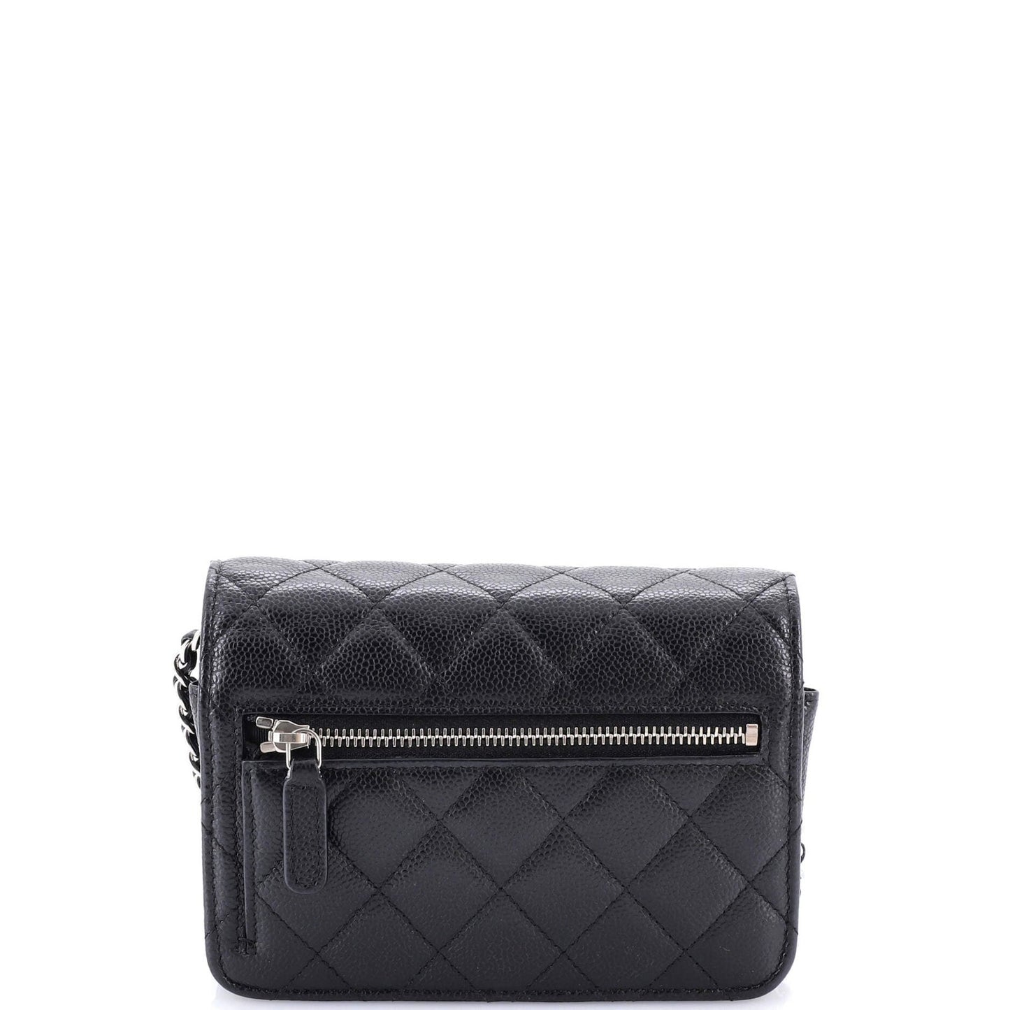 Chanel Wallet On Chain Quilted Caviar Mini