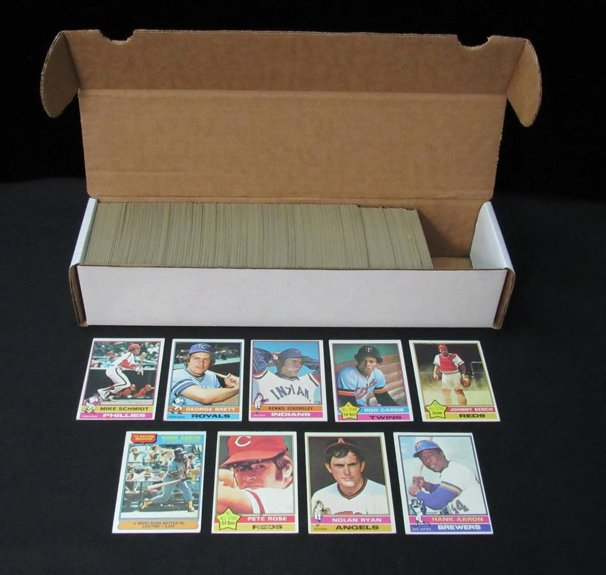 1976 Topps Baseball Complete Set (660) Brett Rc