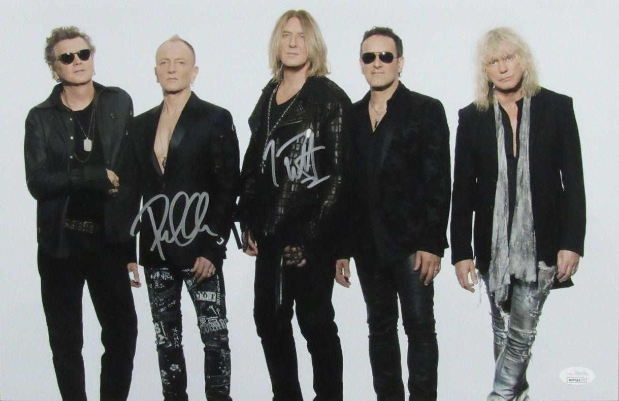 Joe Elliott/Phil Collen Dual-Signed/Auto 11X17