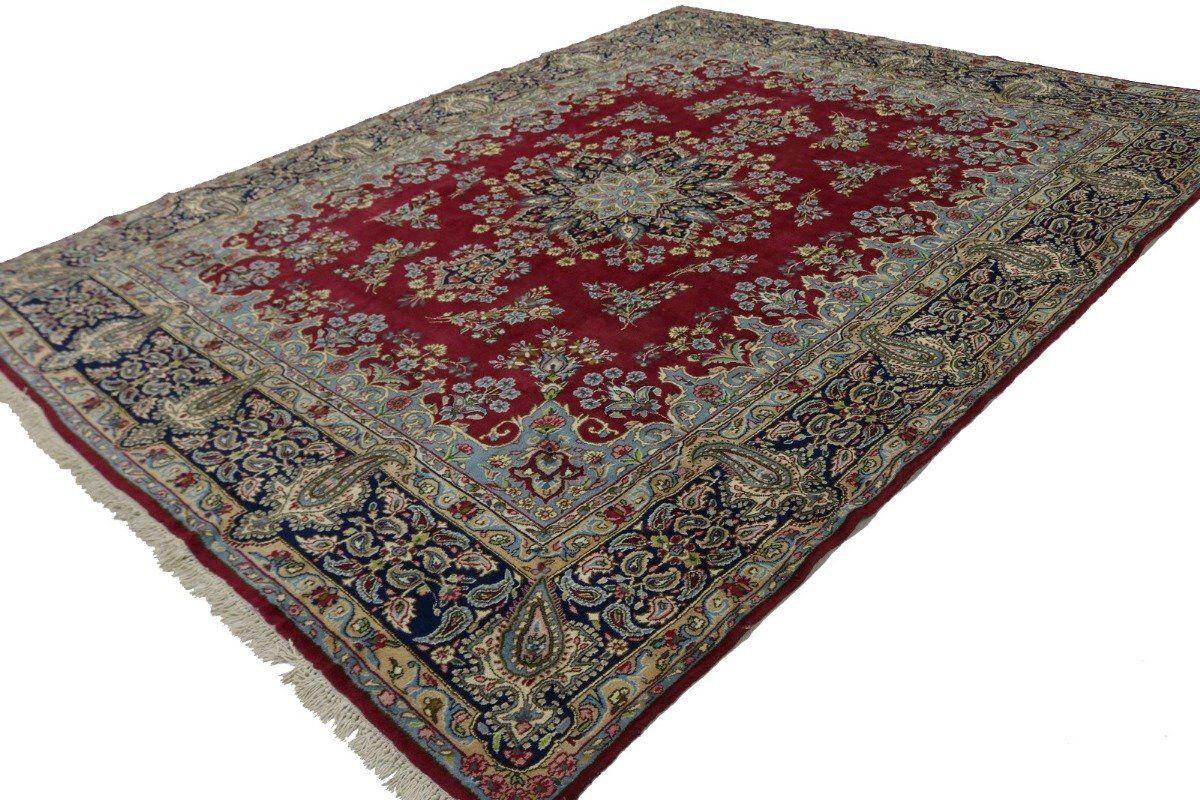 One-Of-A-Kind Vintage Handmade Oriental Rug