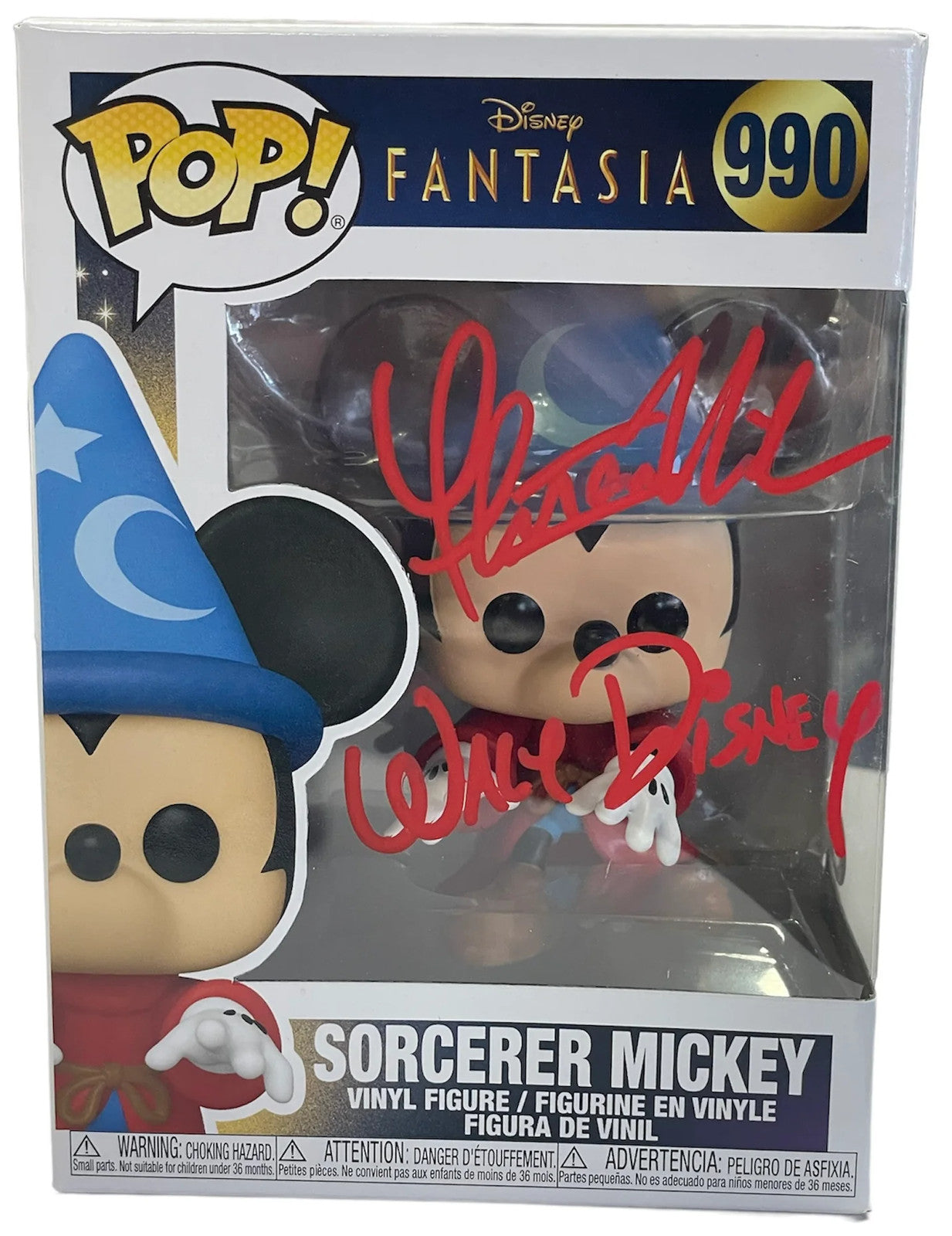 Thomas Ian Nicholas "Walt Disney" Autographed Sorcerer Mickey Funko Pop (Jsa)