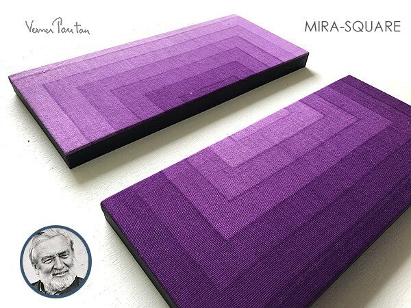 Vintage Verner Panton Mira Square Cotton Purple