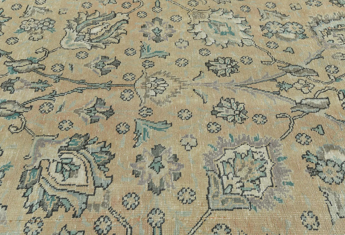 Semi-Antique Vintage Oriental Rug 9'8X12'5 Ft