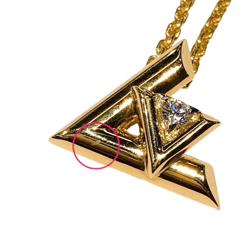 Louis Vuitton Lv Volt One Pm Necklace K18Yg Diamond