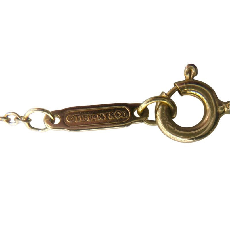 Tiffany & Co. Atlas Key Necklace Gold 750 With Diamonds