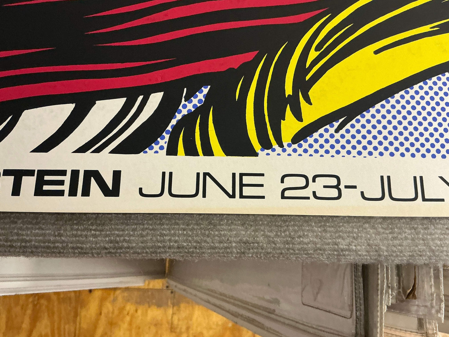 Roy Lichtenstein Brushstrokes At Pasadena Art Museum " Serigraph Po