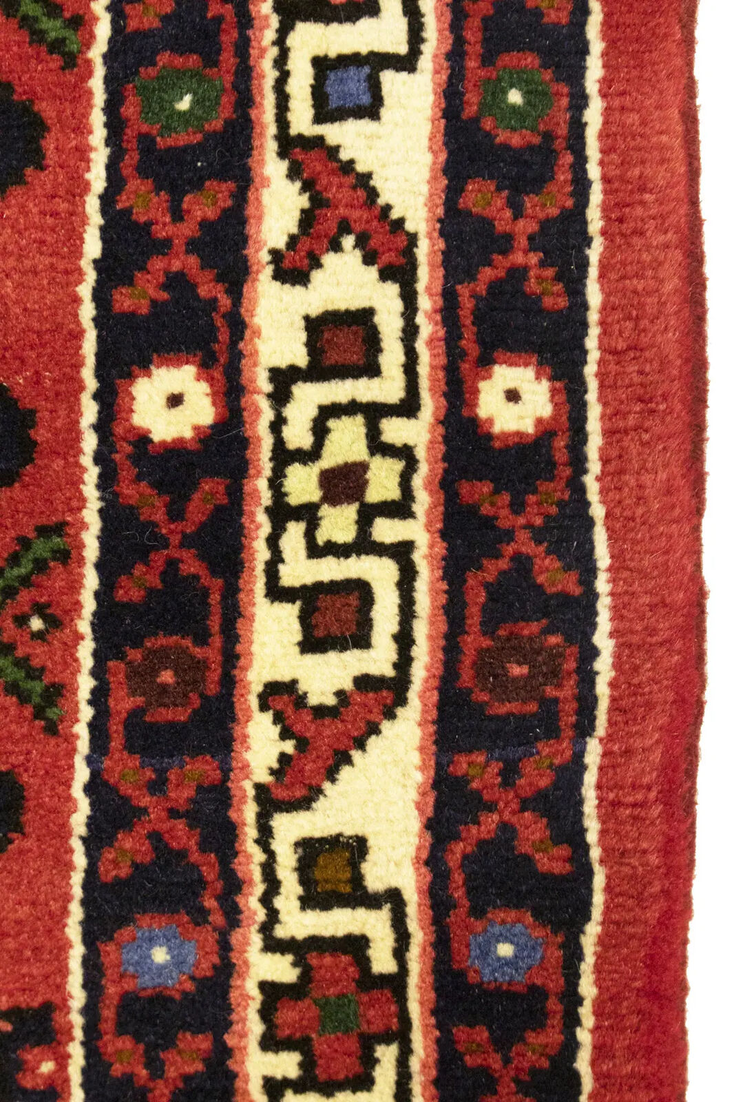 Handmade Oriental Rug Small Floral Tribal