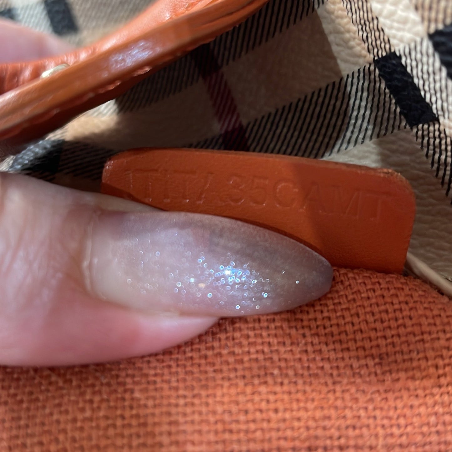 Burberry Canterbury Tote Haymarket Coated Canvas Small