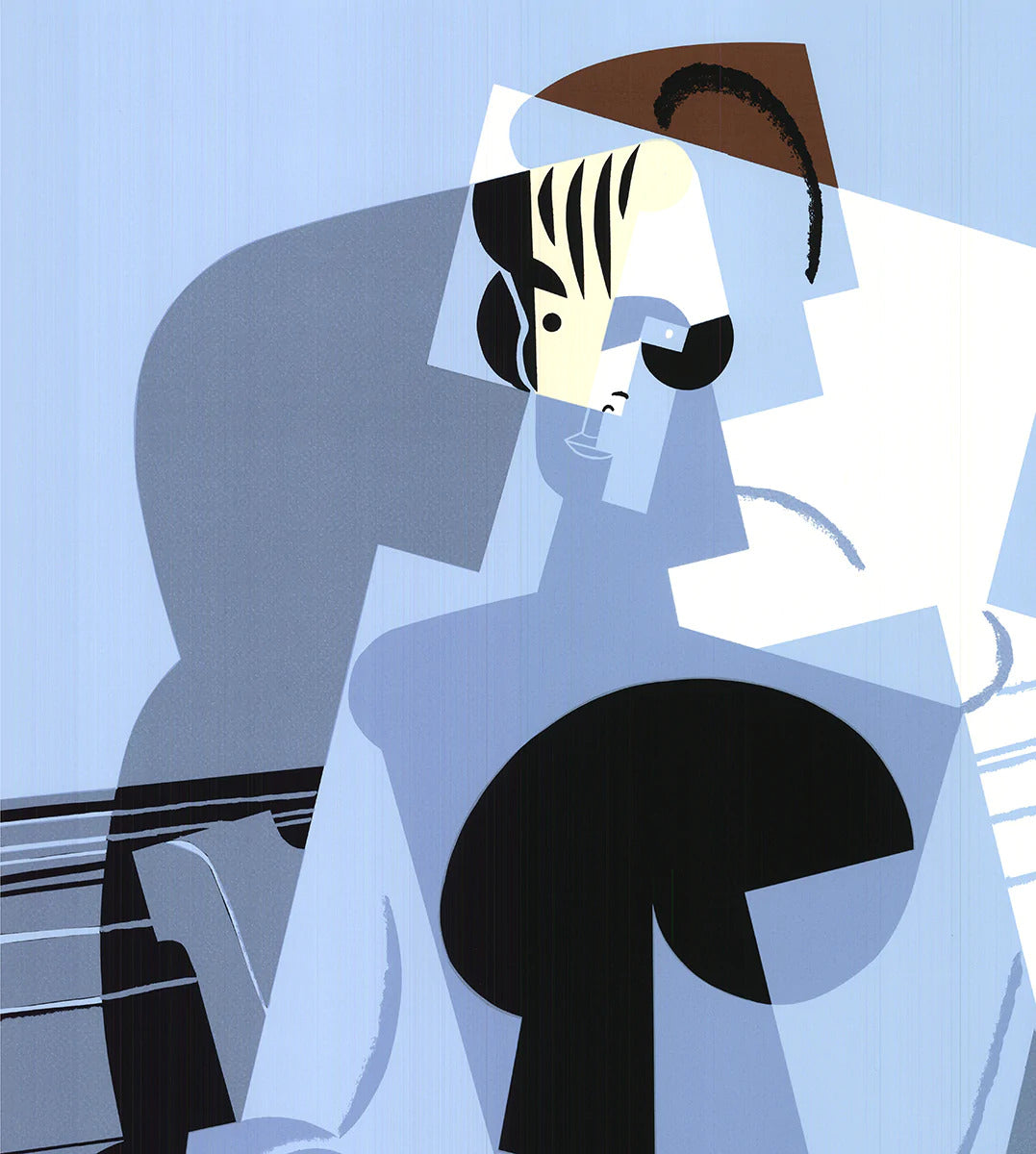 Juan Gris Portrait Of Josette Gris " Serigraph