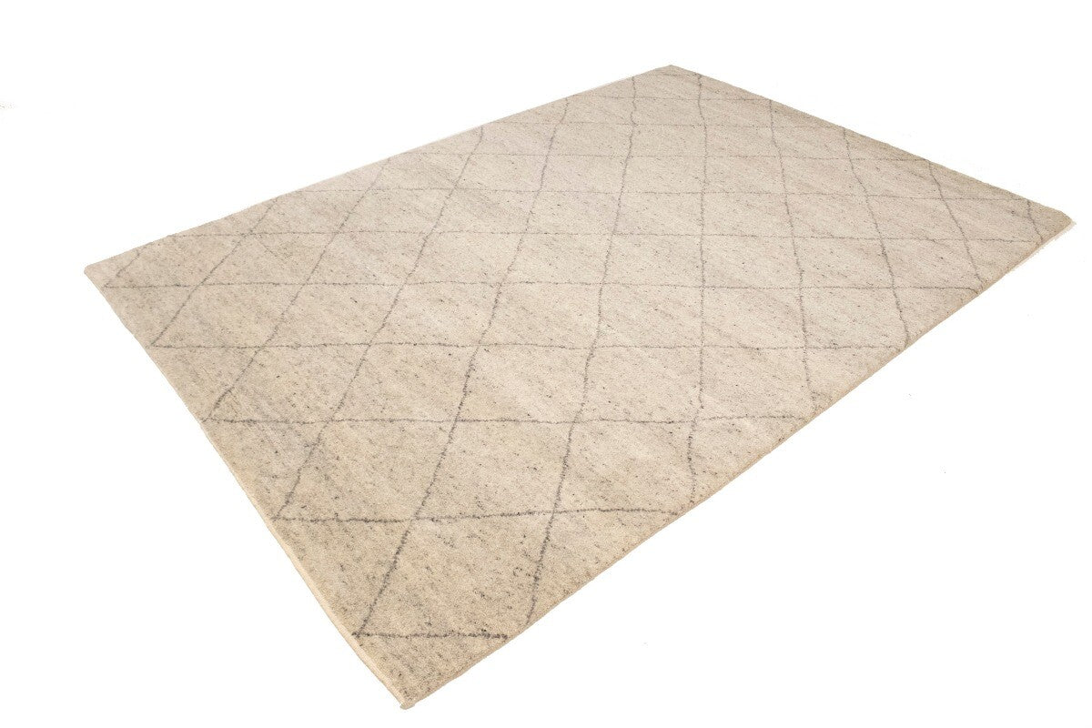 6X9 Ft Handmade Moroccan Oriental Rug Geometric
