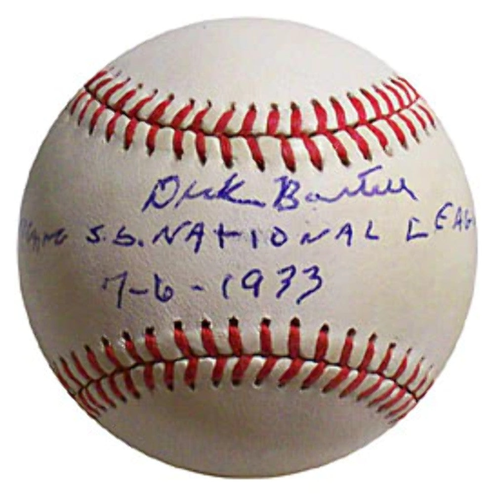 Dick Bartell National League 7-6-1933 Autographed Official All Star Game Basebal
