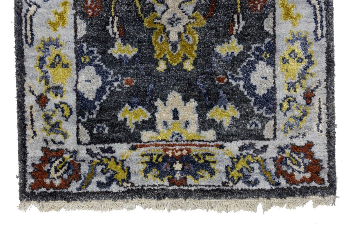 Osh Chobi Oriental Runner Rug 2'6X9'9 Ft Muted