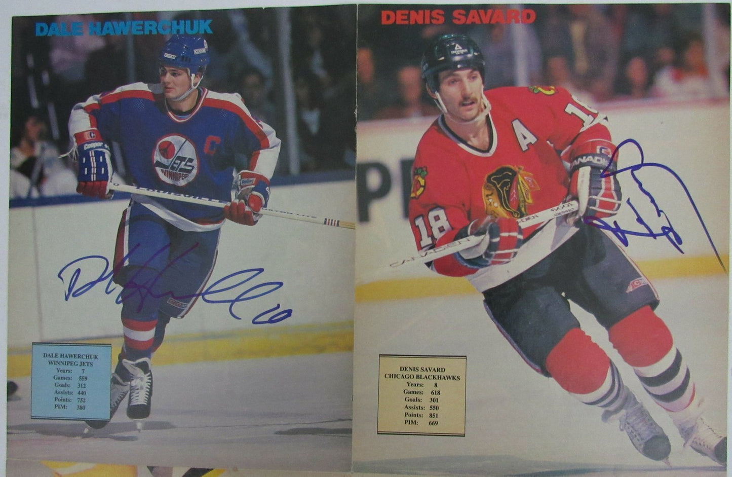 Gretzky, Lemieux + 4 Hofers Multi-Signed Poster Insert (Signed By 6) Beckett