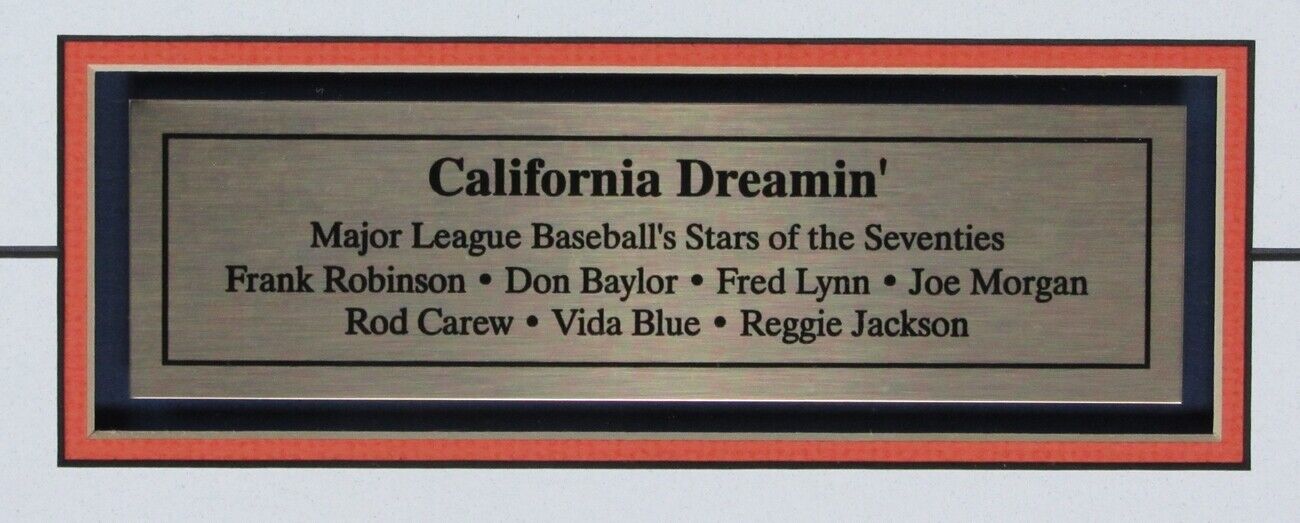 California Dreamin' Mlb Mvps Multi-Signed Framed