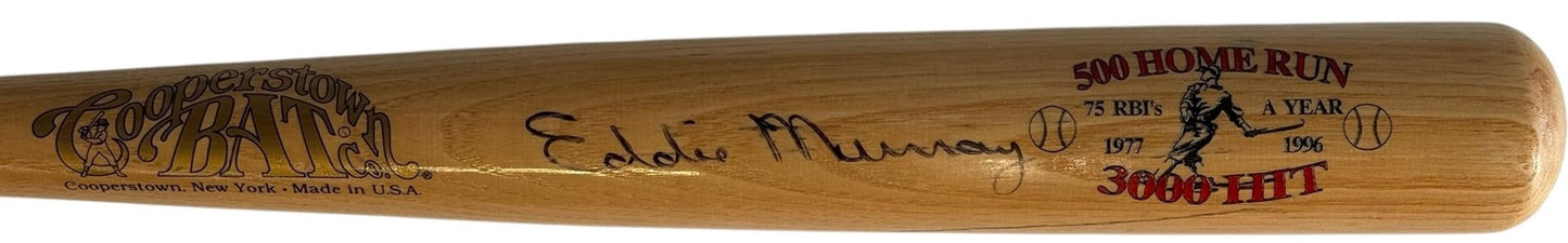 Eddie Murray Autographed Cooperstown Bat (Jsa)