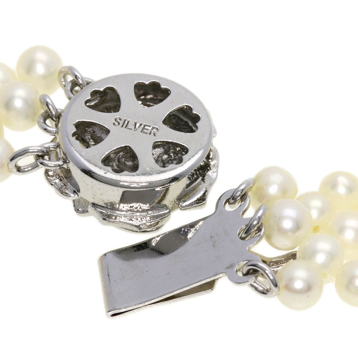 Freshwater Pearl Pearl Necklace Silver 29.7g