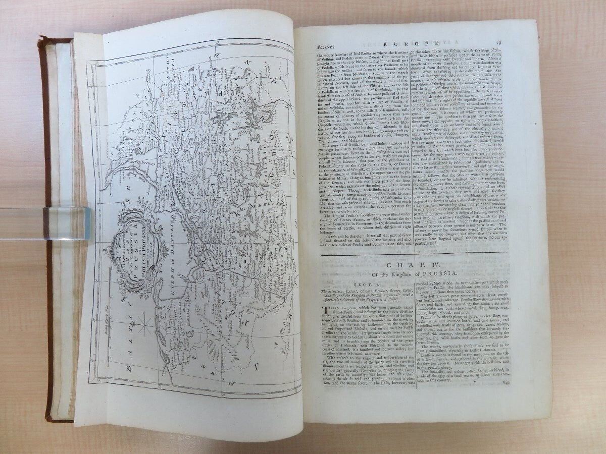 'A New System Of Geography' By Daniel Fenning & Joseph Colly 1773 London Map