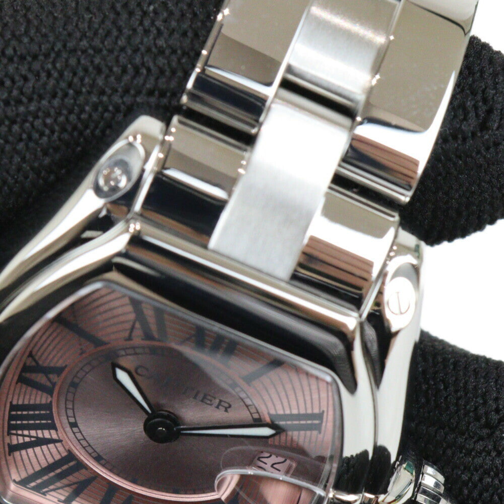 Cartier Mini Roadster W62017V3 Pink Case: 32.3Mm Ladies Used Watch #11421