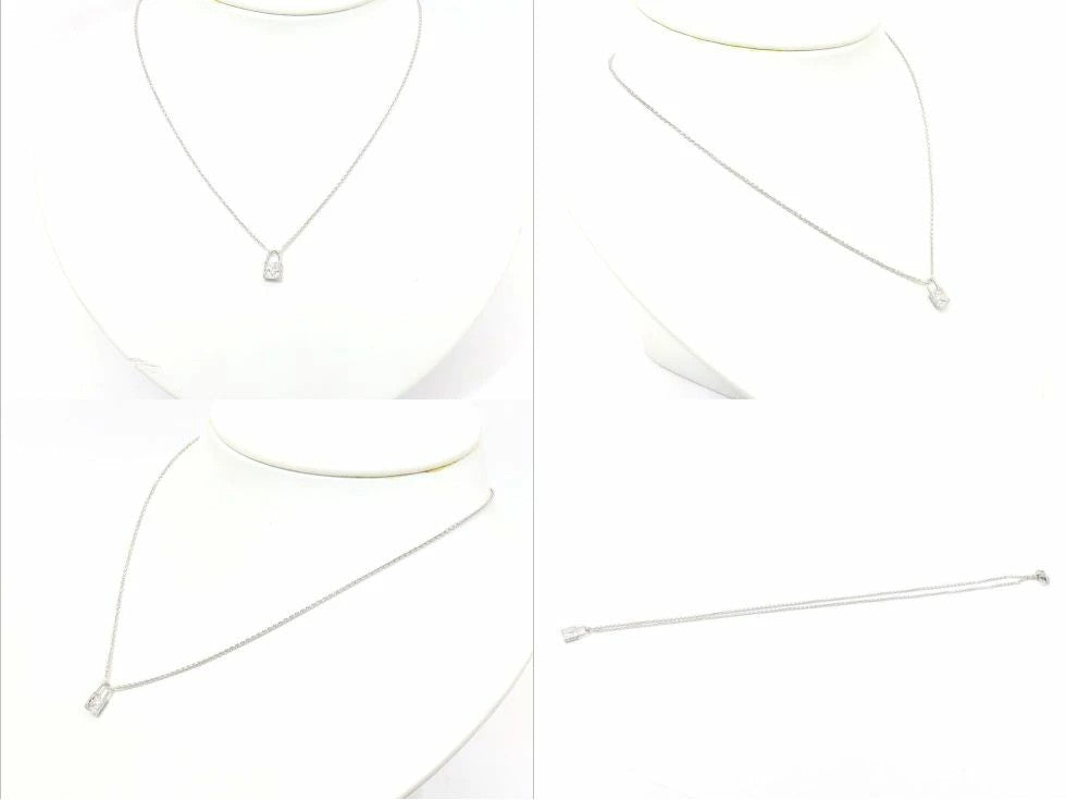 Louis Vuitton Q93560 Diamond Lockit Xs Pendant Necklace K18Wg