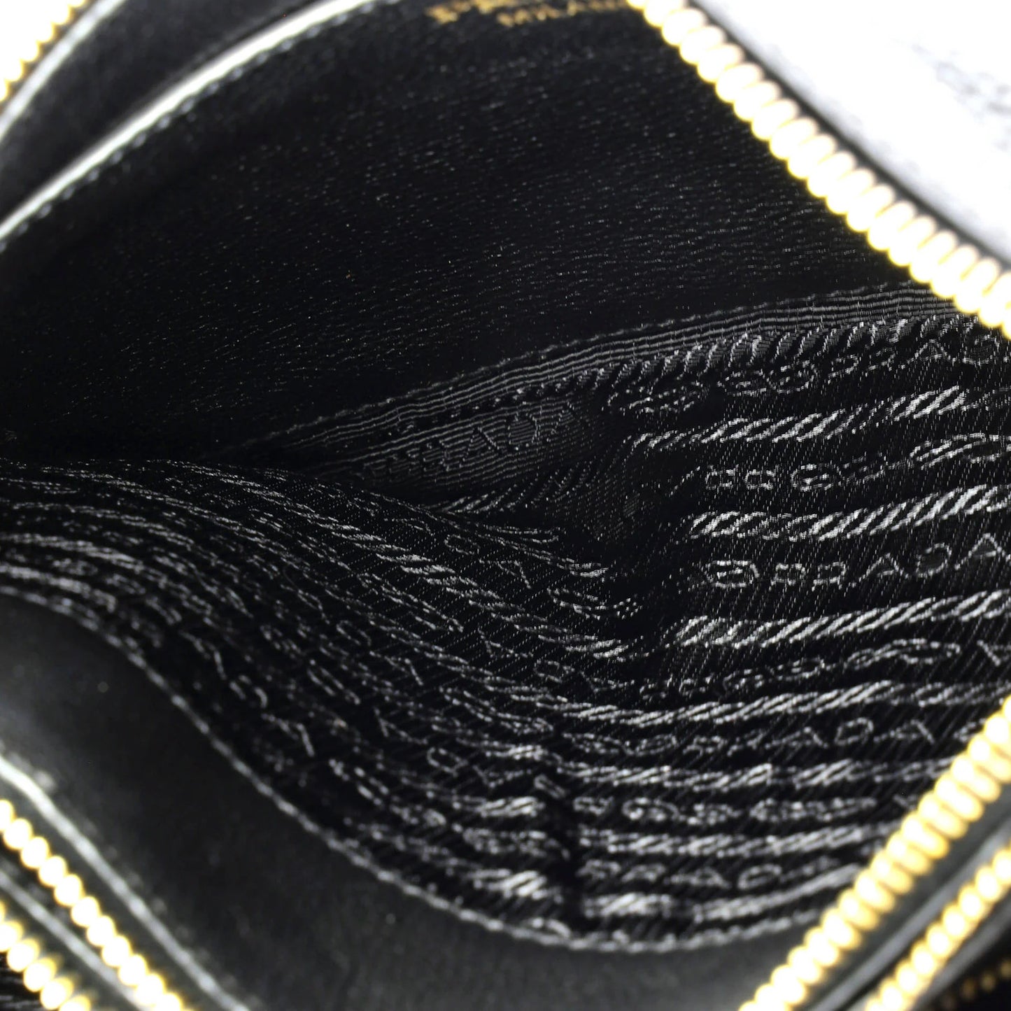 Prada Double Zip Crossbody Bag Vitello Daino Small