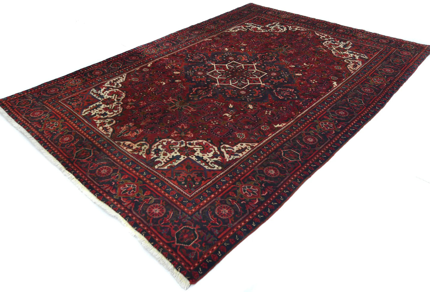 Vintage Hand-Knotted Floral Classic Style Wool