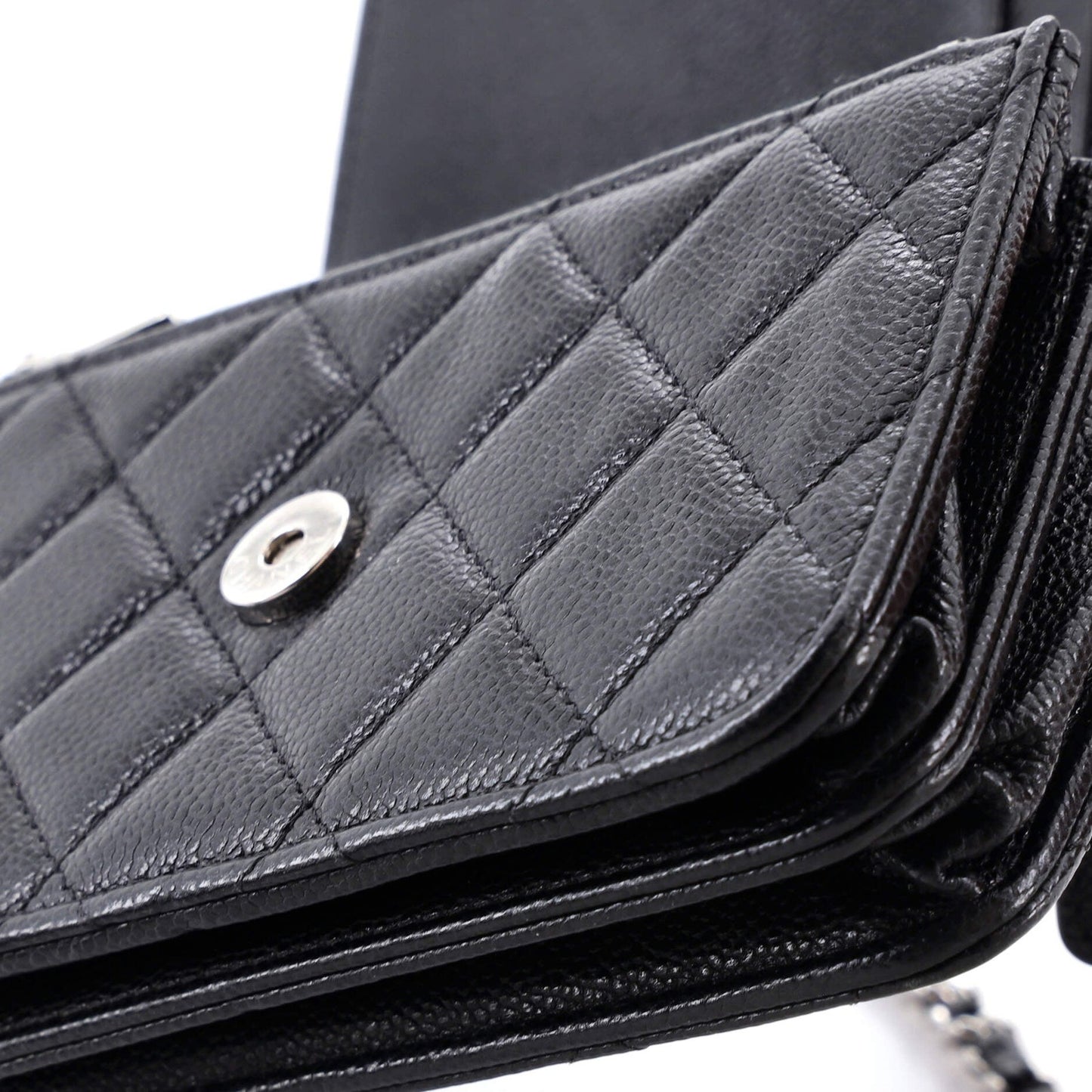 Chanel Wallet On Chain Quilted Caviar Mini