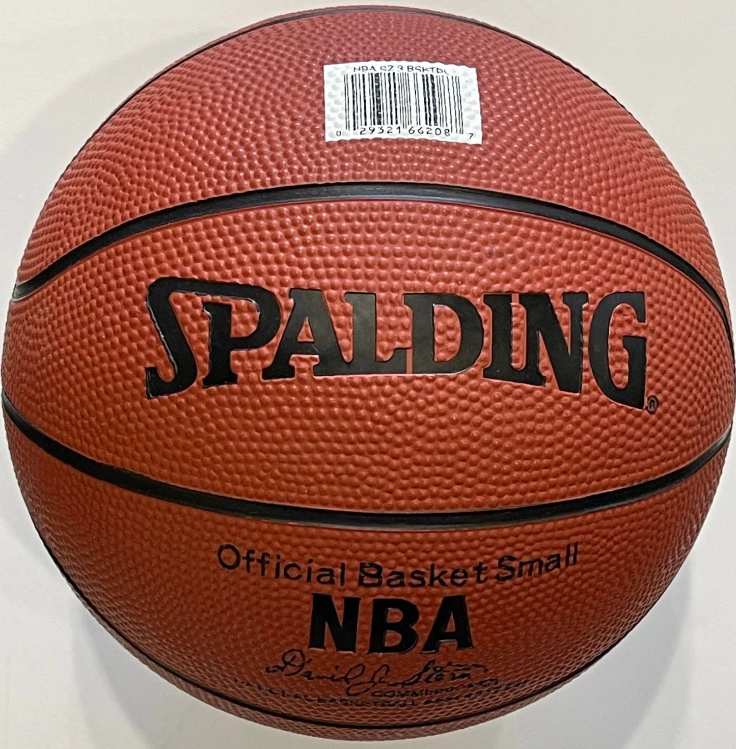 K. C. Jones Autographed Spalding Medium Size Mini Basketball