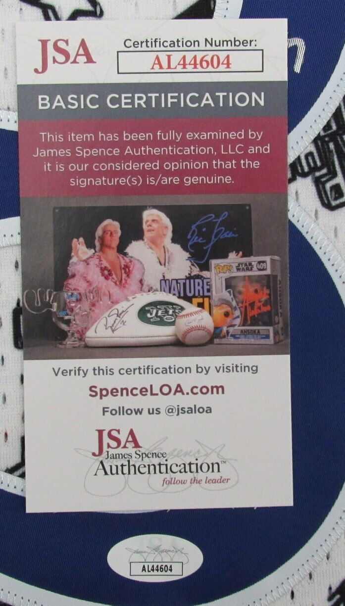 Allen Iverson Hof Autographed Printed Mitchell & Ness Jersey 76Ers Jsa 181847