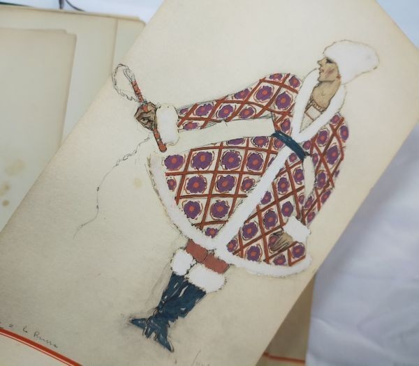 Georges Lepape Costumes De Thtre Ballets Divertissements Pochoir Art Deco 1920