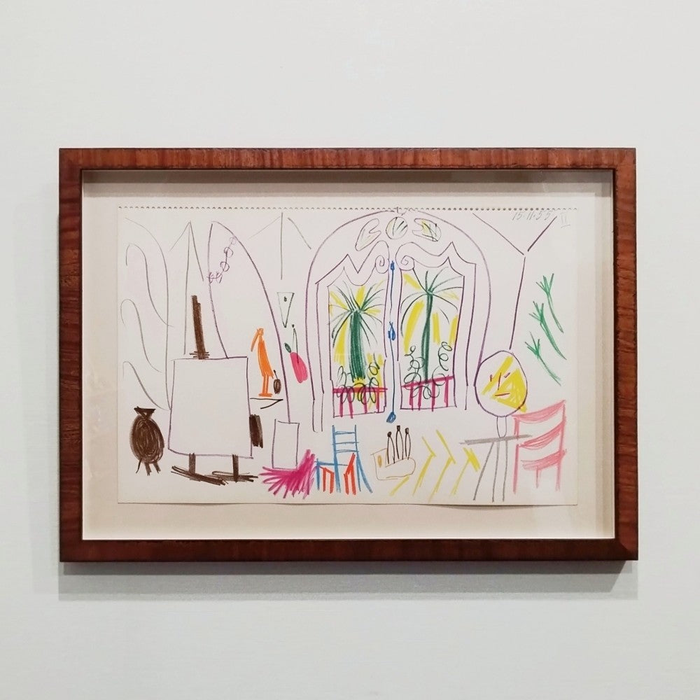 Pablo Picasso Lithograph Atelier X 1960 From Sketchbook La Californie Ed.1000