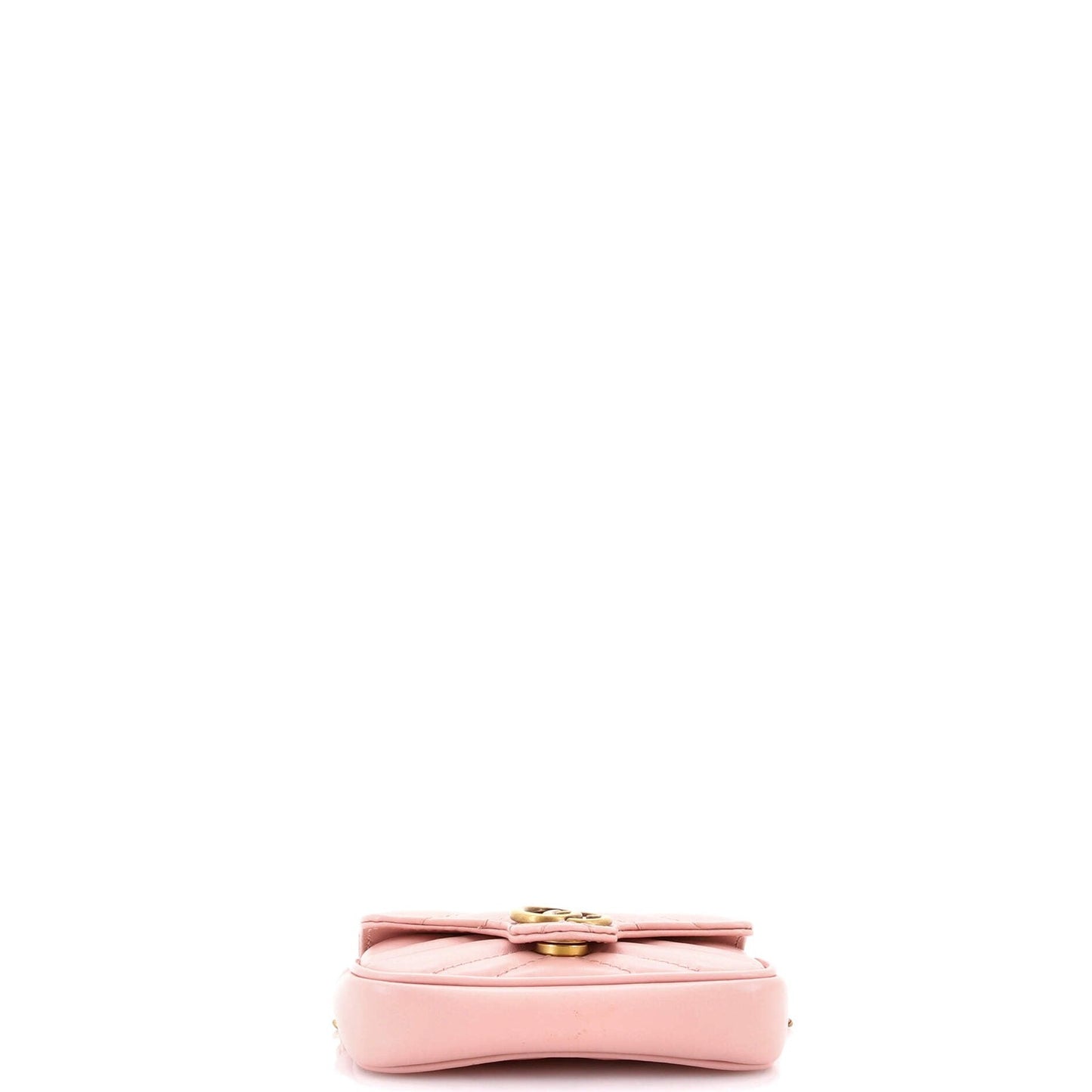 Gucci Gg Marmont Coin Purse On Chain Matelasse Leather