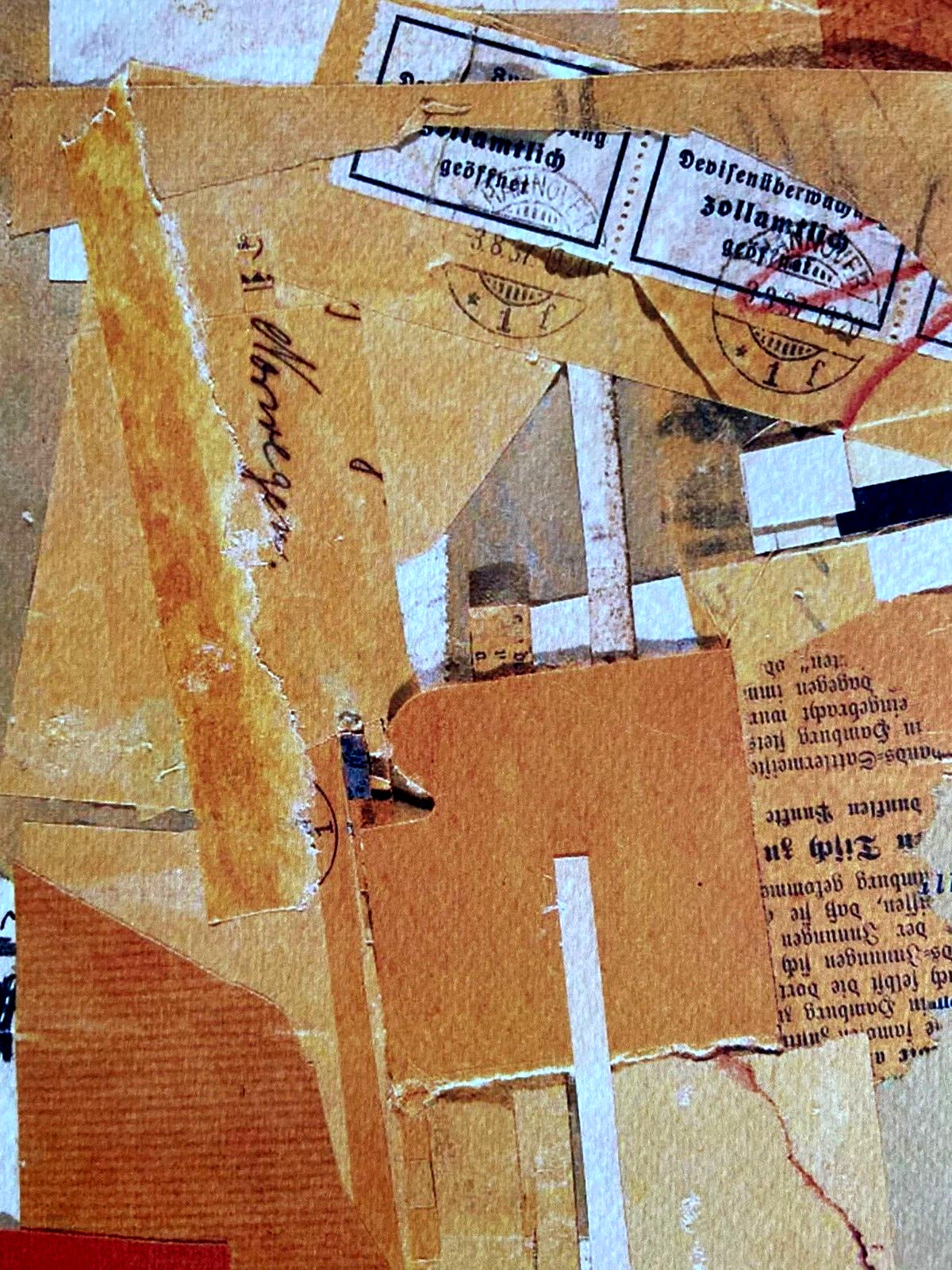 Kurt Schwitters Lithograph 1980