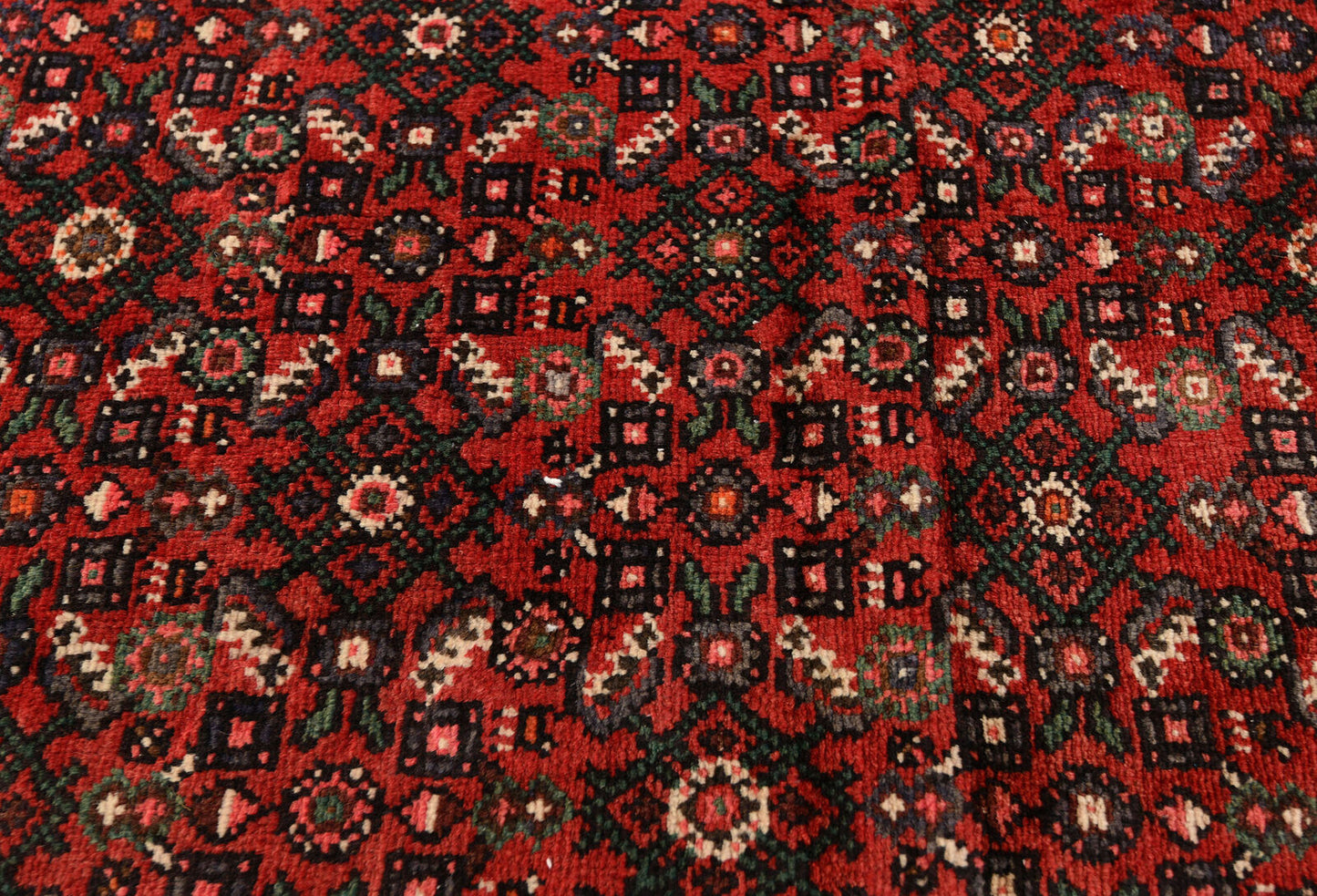 Hand-Knotted Wool Oriental Runner Rug Oversized