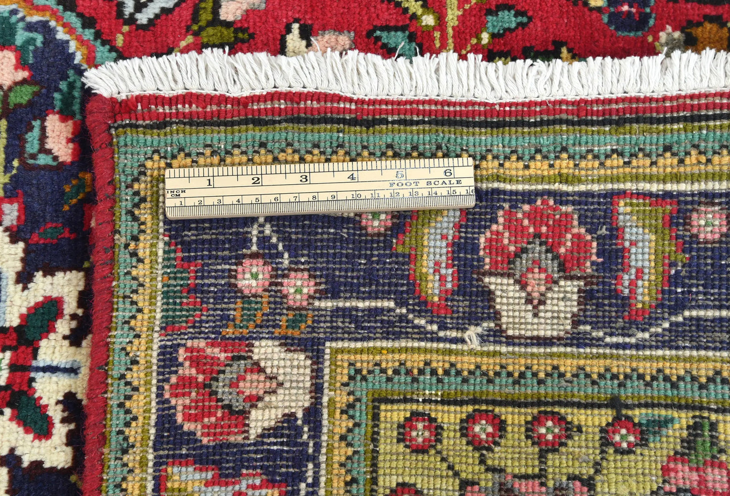 Vintage Handmade Small Red Oriental Rug Classic