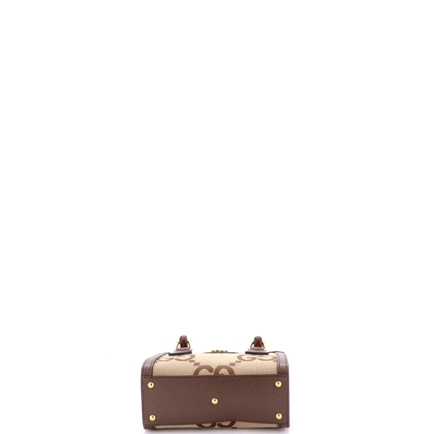Gucci Diana Nm Bamboo Handle Tote Jumbo Gg Canvas Mini