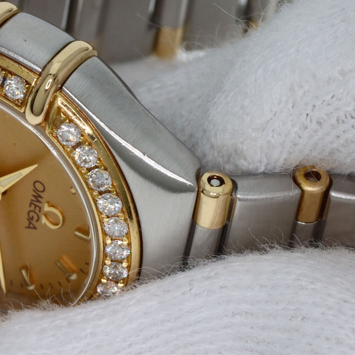 OMEGA Constellation Mini Diamond Bezel Watches 1367.10 Stainless