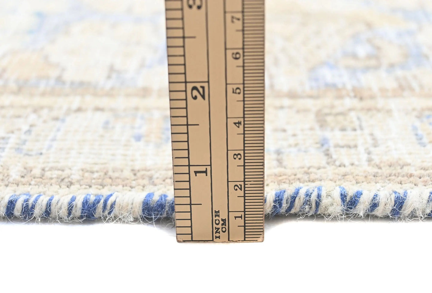 Handmade Antique Muted Distressed Oriental Rug
