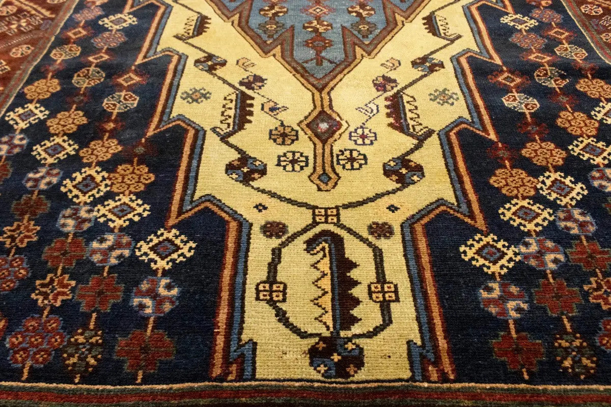 Antique Handmade Geometric Tribal Style Oriental