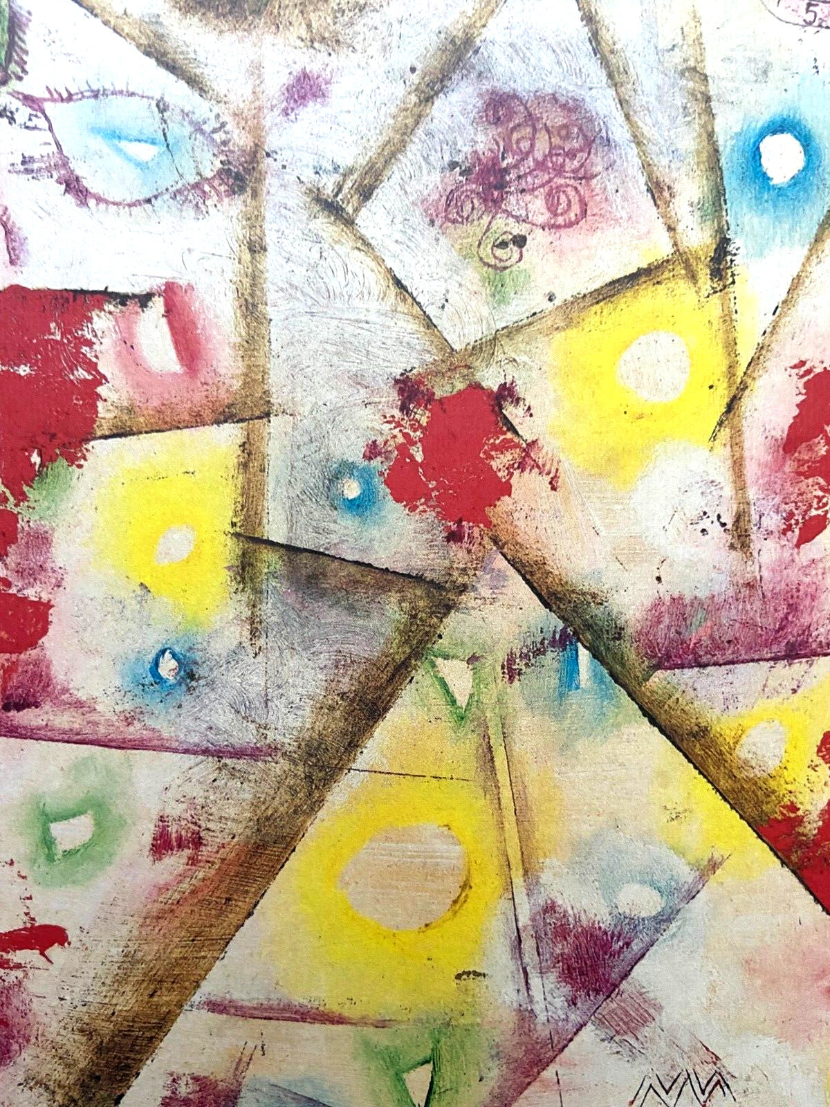 Paul Klee Lithograph Mourlot 1942 Coa Published