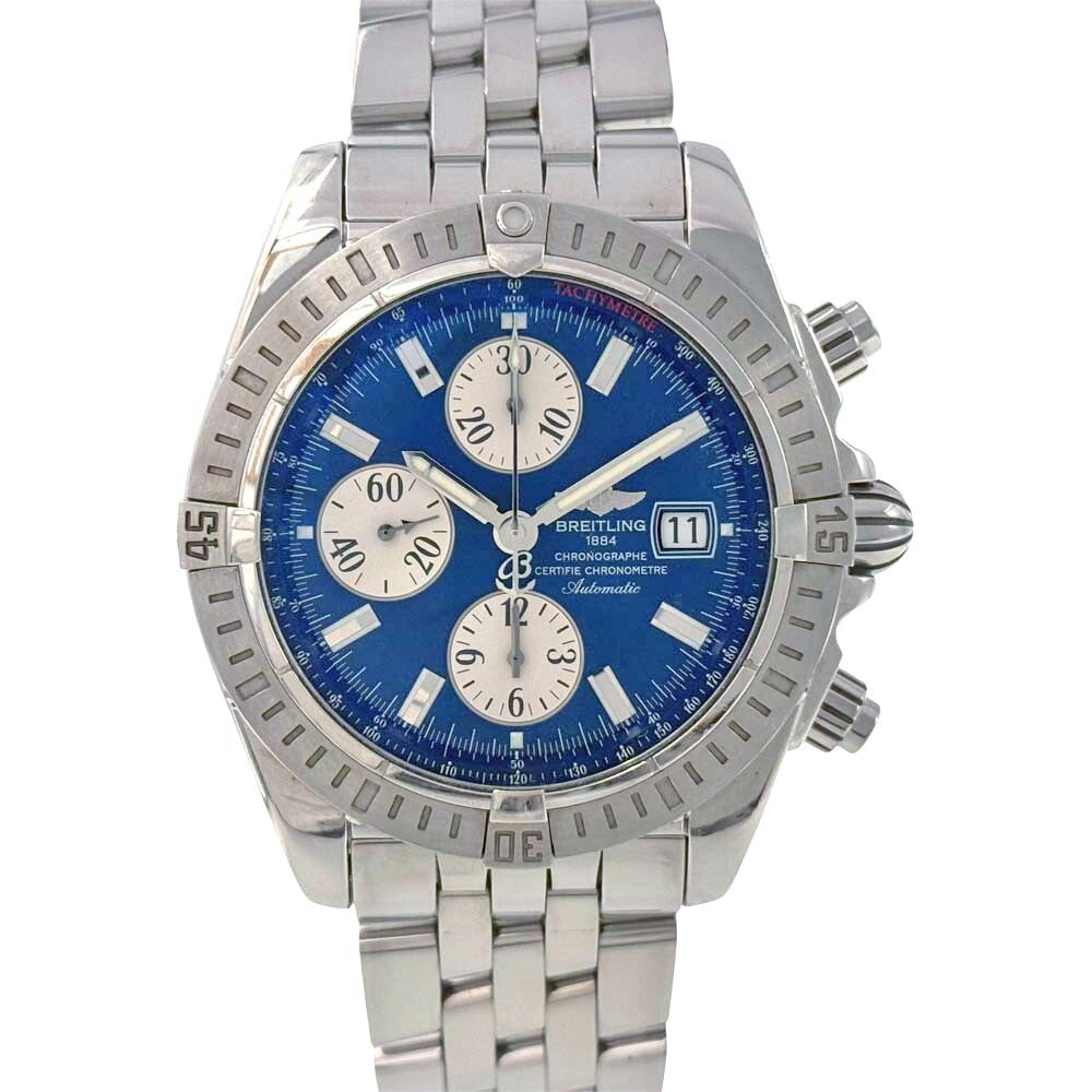 Breitling Chronomat Evolution A156C45Pa Blue Case: 43.7Mm Used Watch #121027