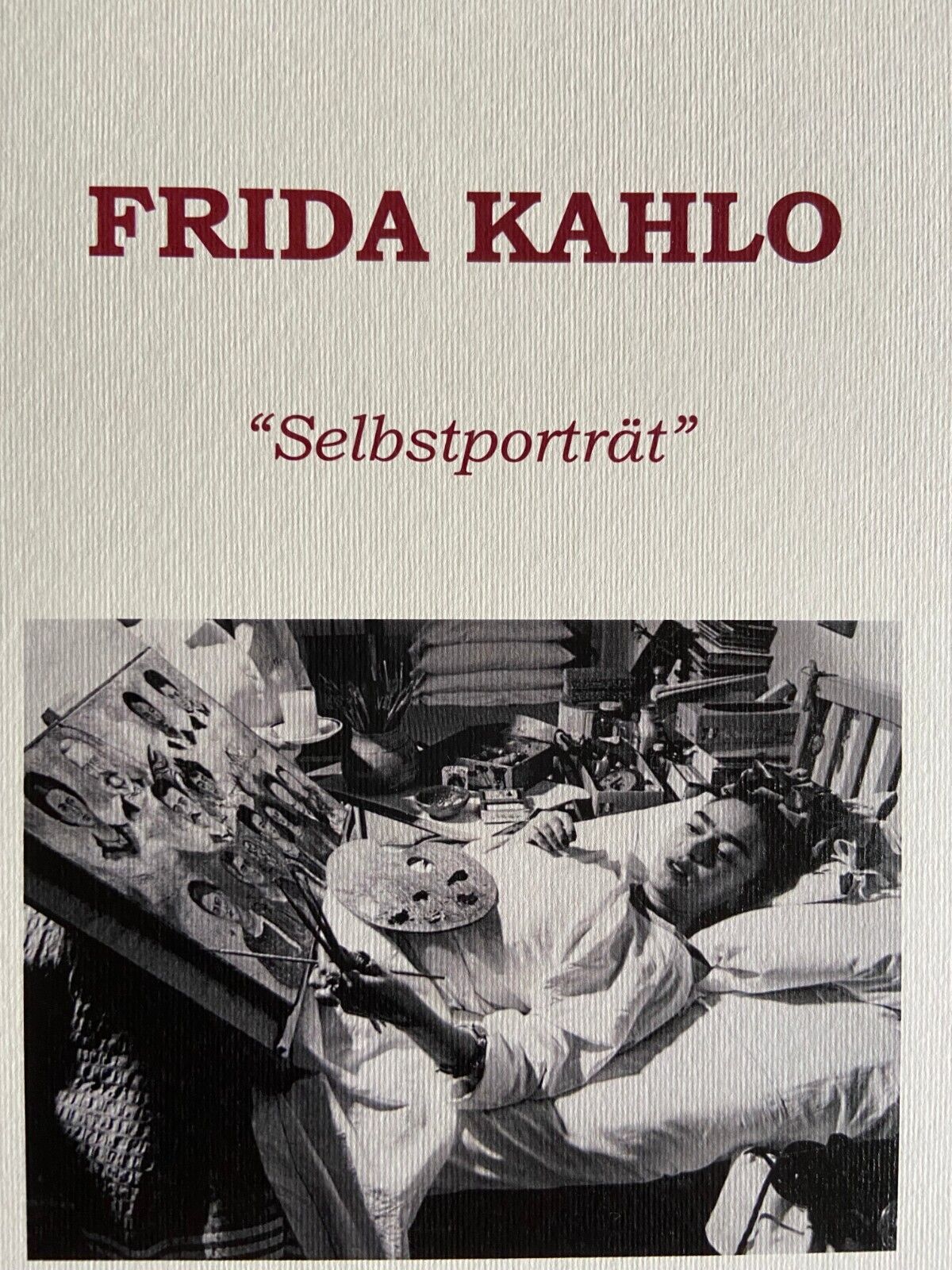 Frida Kahlo Lithograph 275 Ex Coa Original