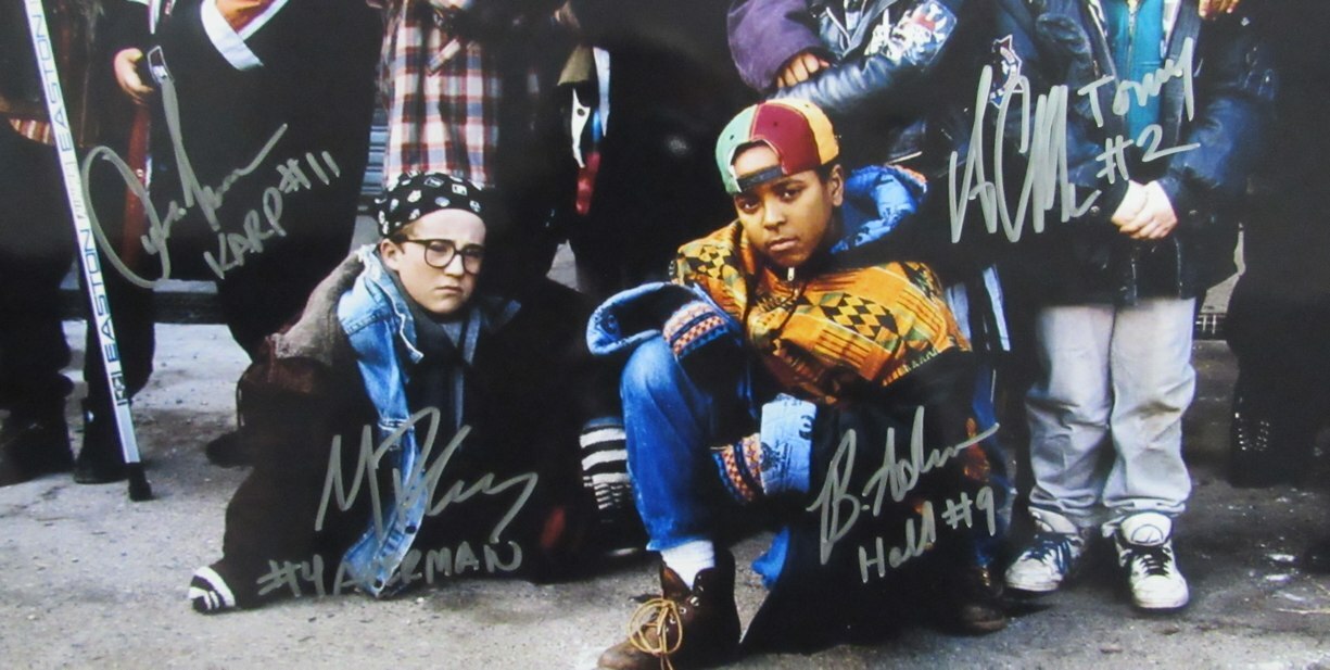 "The Mighty Ducks" Signed/Autographed By 9