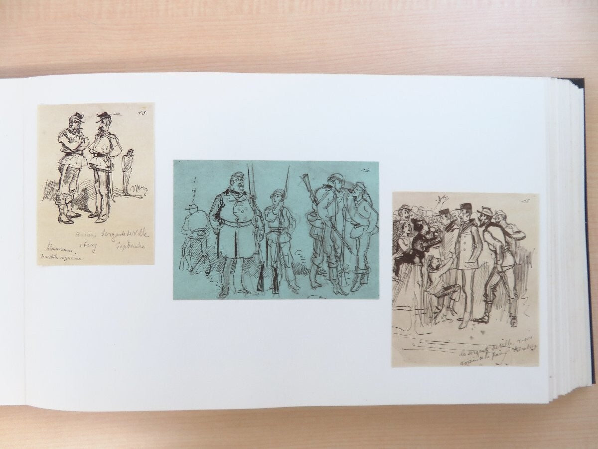 Albert Robida: Album Du Sige Et De La Commune Paris 1870-1871, 2 Volumes, 1971