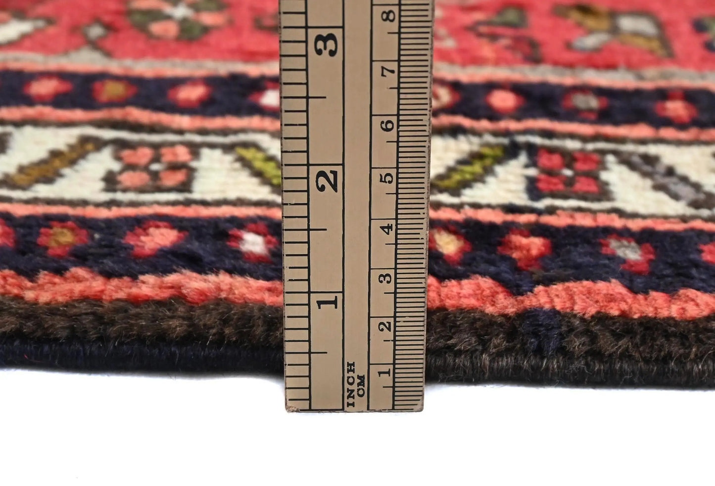 Handmade Vintage Oriental Runner Rug 2X10 Ft Red