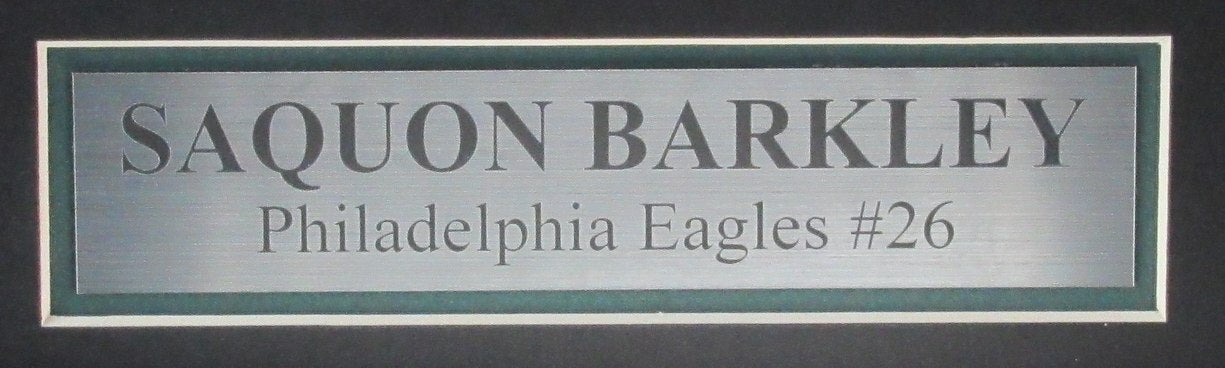 Saquon Barkley Signed/Auto Eagles Green Football